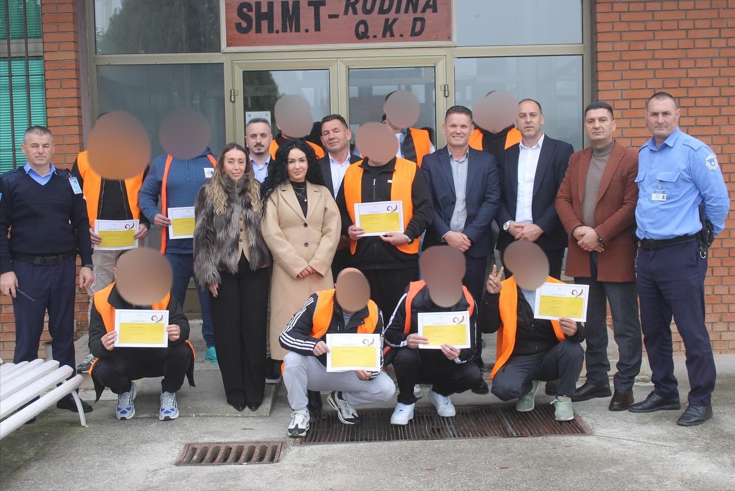 Programi i Vendimmarrjes Sociale, certifikohen 10 të dënuar në burgun e Dubravës