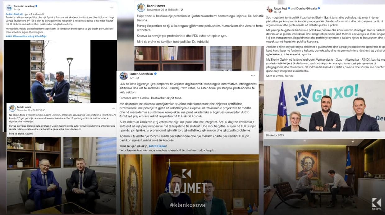 Aderimet e reja: Forcohen partitë për zgjedhjet e 28 dhjetorit (VIDEO)