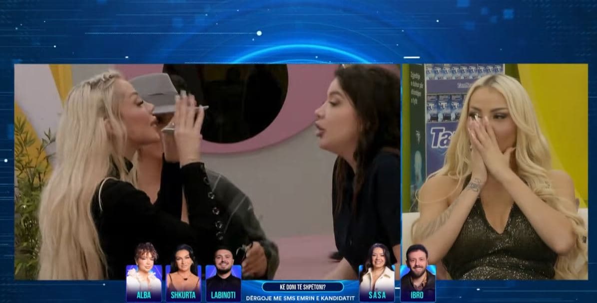 Momenti i përplasjes së ashpër mes Benitës dhe Albës (VIDEO)