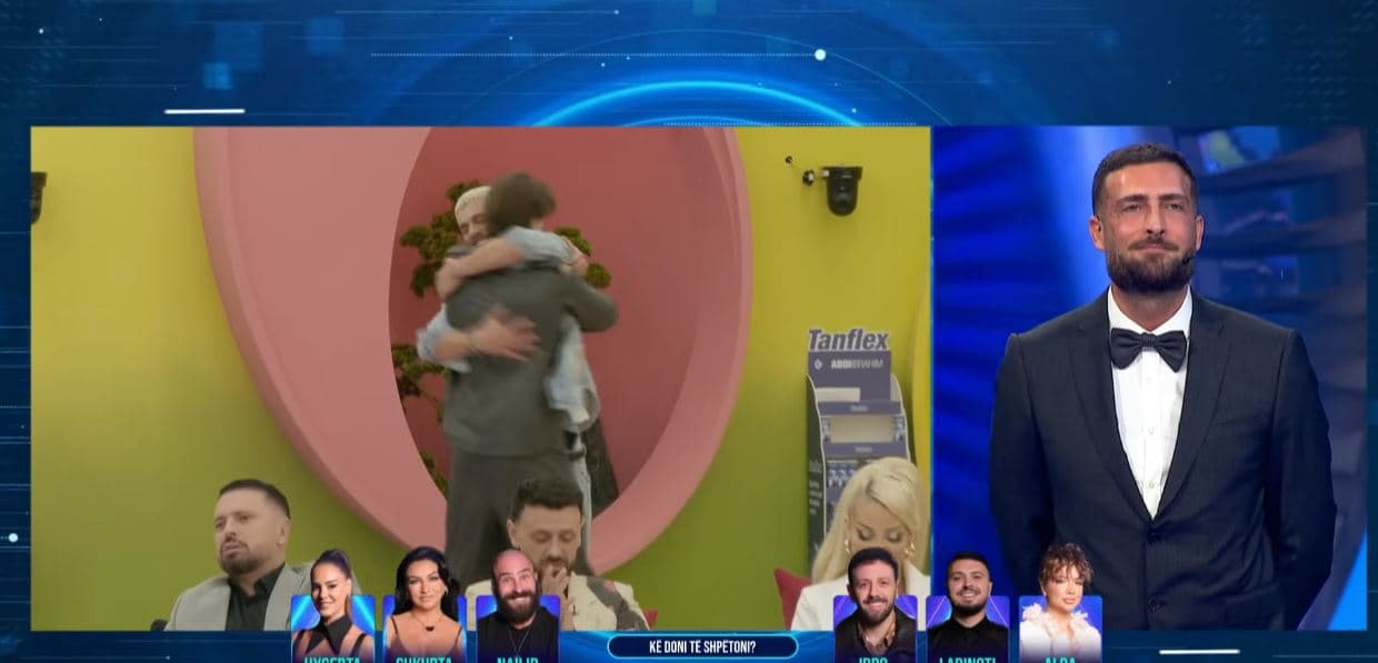 Momenti kur Klodi del nga shtëpia, për të ndjekur koncertin e Alban Skenderajt (VIDEO)