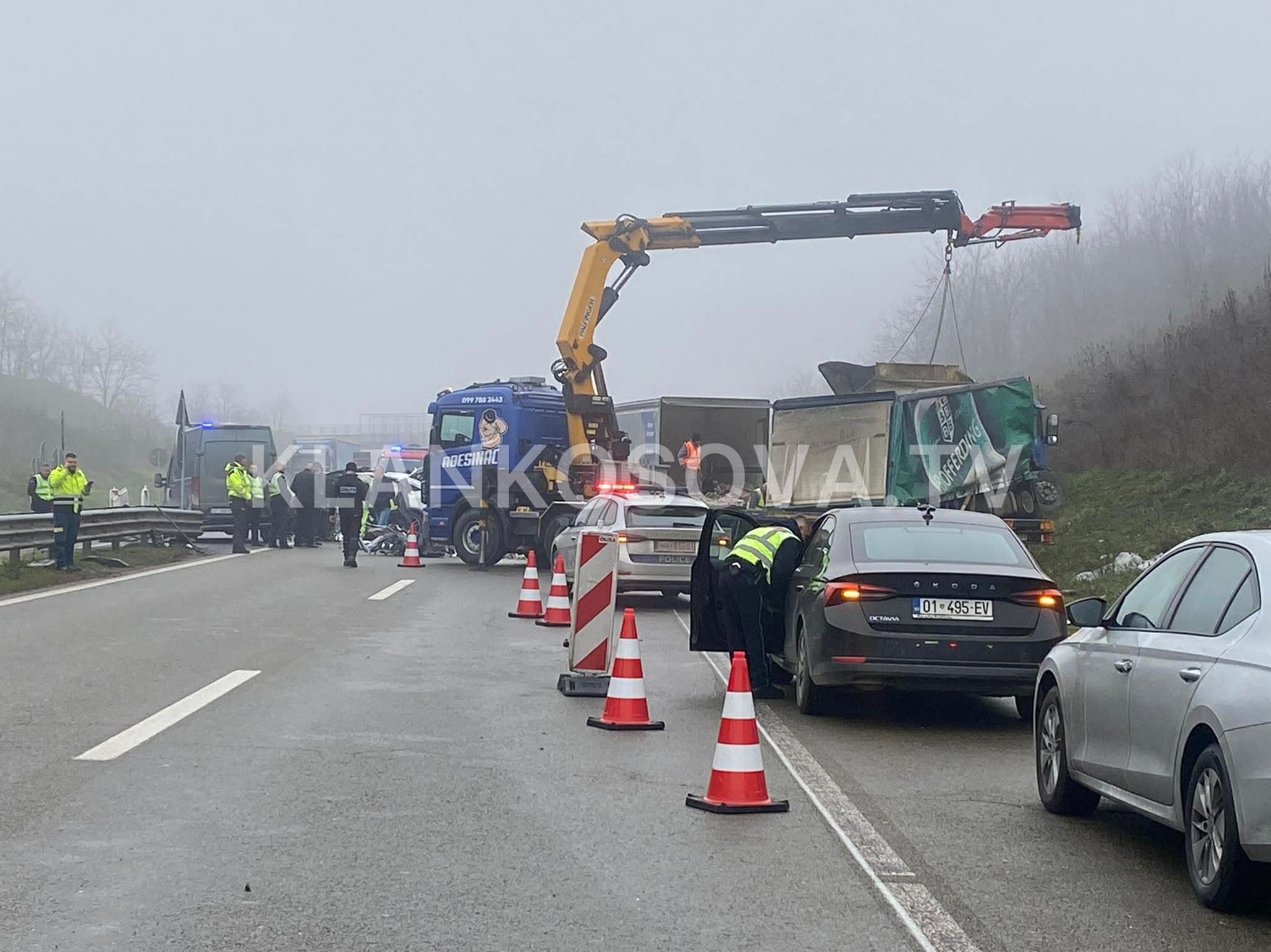 Një e vdekur në aksidentin në autostradën "Ibrahim Rugova"