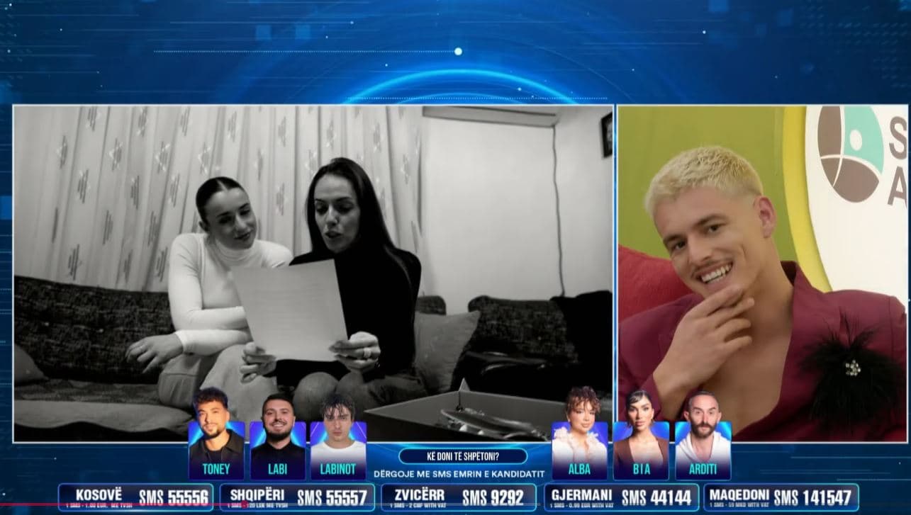 Emocionuese, motra e Londrimit lexon letrën që ia dërgoi për festat e fundvitit (VIDEO)