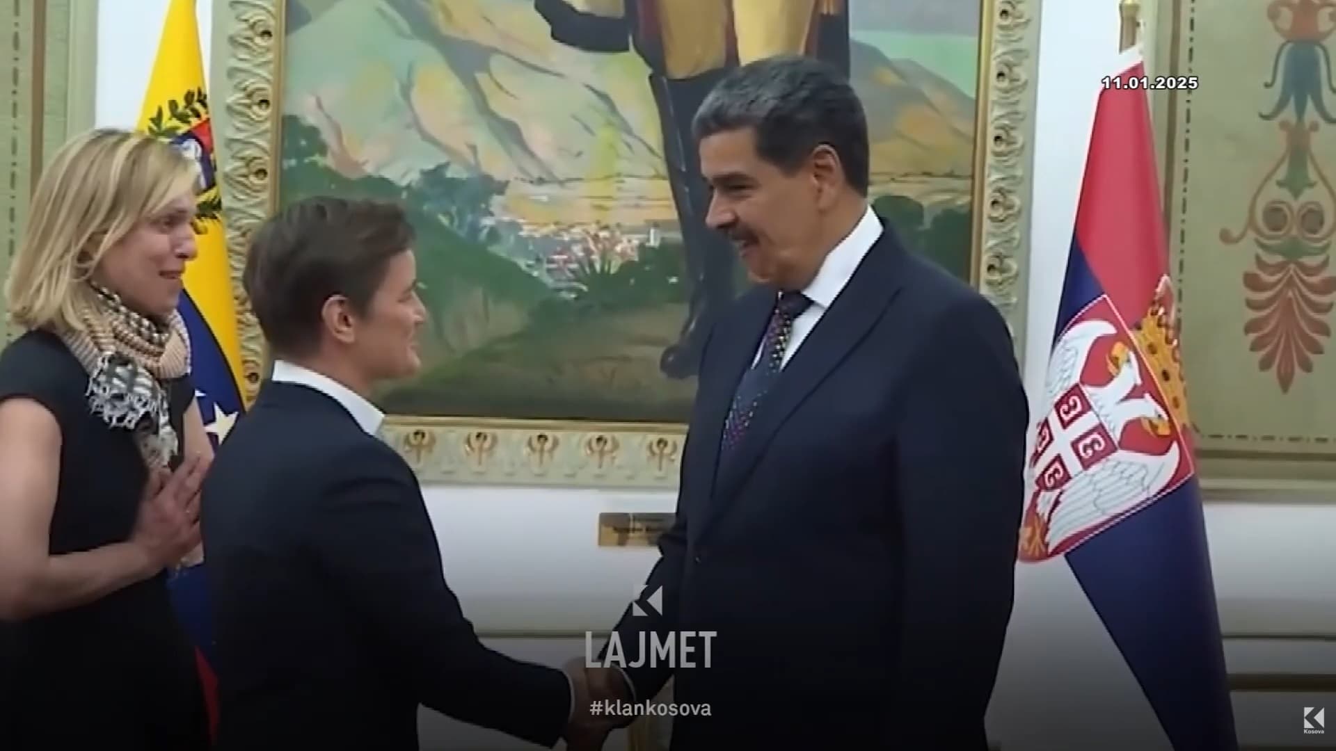 Për mosnjohjen e Kosovës, Vuçiqi e Bërnabiqi madhëronin Maduron (VIDEO)