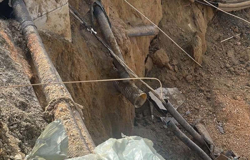 Reagon KUR “Prishtina”: Shembjen e dheut s’e shkaktoi uji, por gërmimet dhe ndërhyrjet në terren