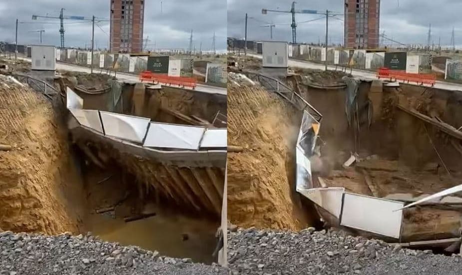 Për shkak të shembjes së rrugës, ndalet uji në disa zona të Prishtinës