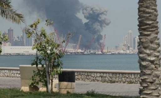 Baza e marinës amerikane në Bahrein goditet nga droni iranian