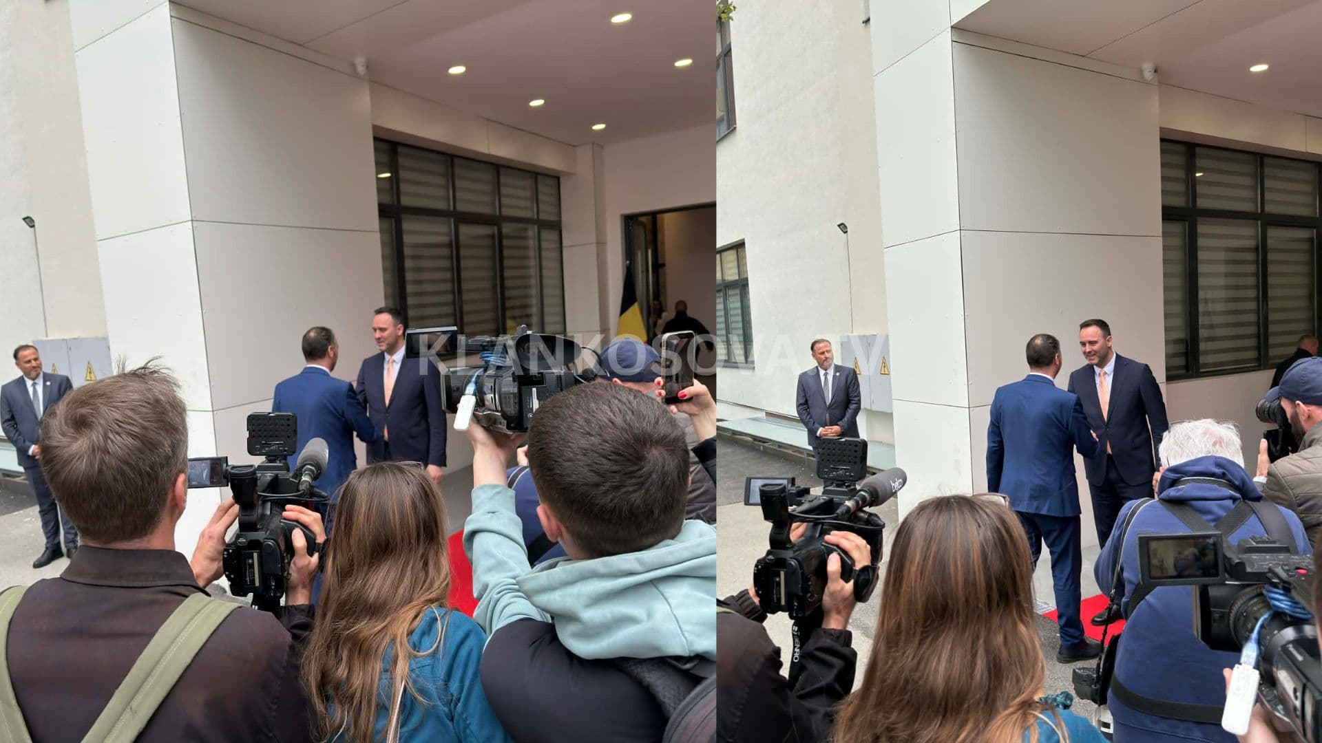 Konjufca pret në takim homologun nga Belgjika, Maxime Prevot
