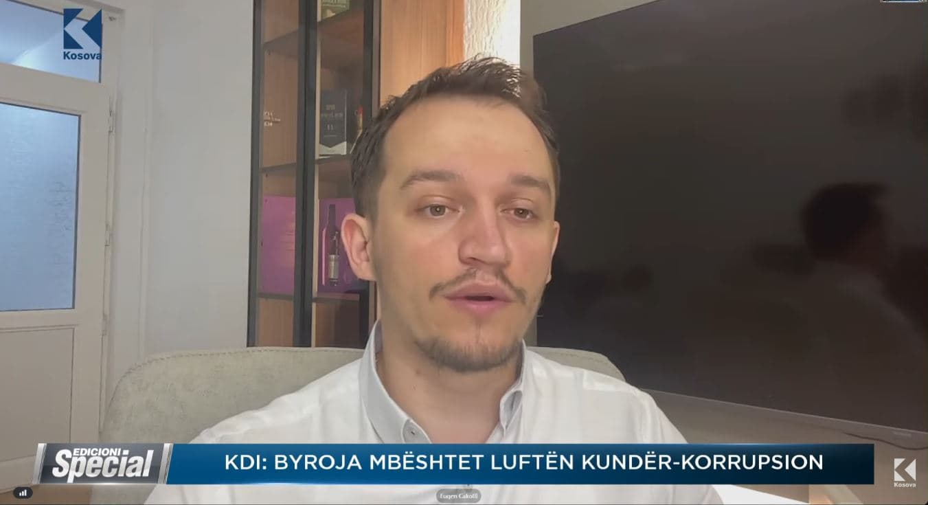 Cakolli nga KDI: Byroja mbështet luftën kundër-korrupsion (VIDEO)