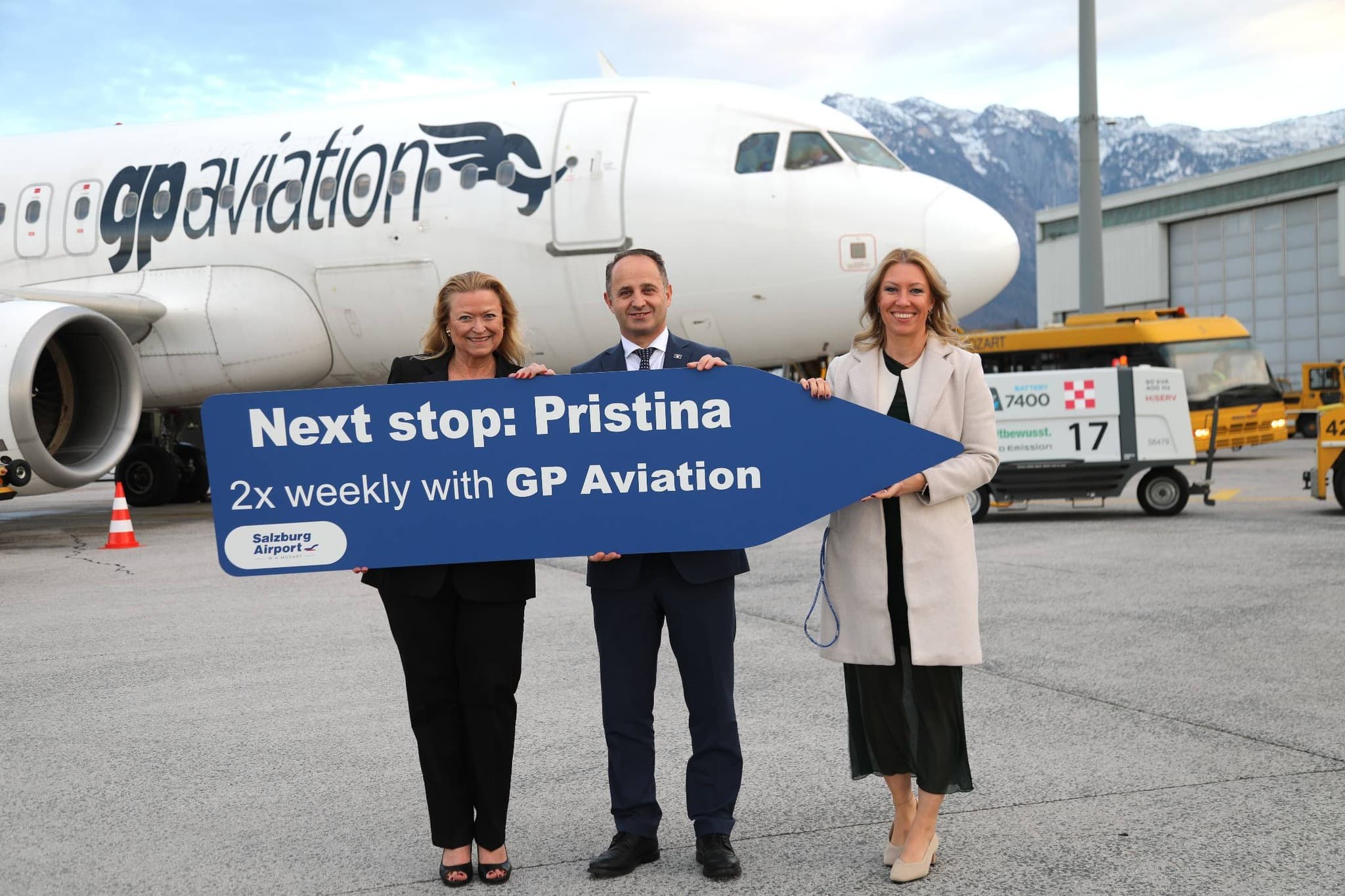 Nisin fluturimet direkte Prishtinë–Salzburg–Prishtinë
