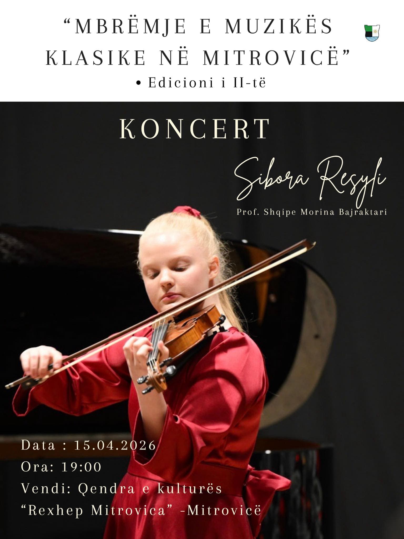 Sibora Resyli sonte me koncert në Mbrëmjen e Muzikës Klasike në Mitrovicë