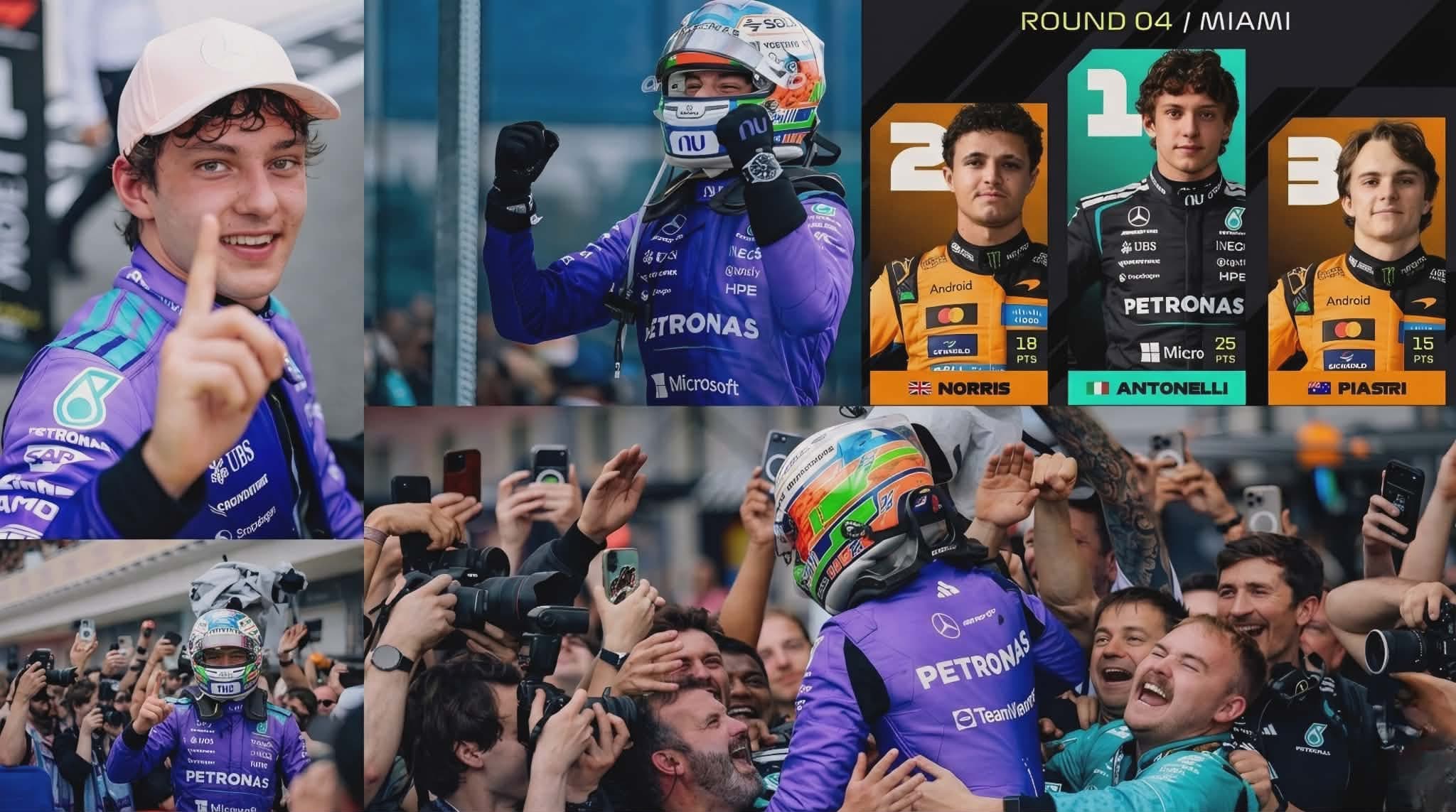 Antonelli pushton Miamin — tri fitore radhazi dhe Formula 1 ka një mbret të ri