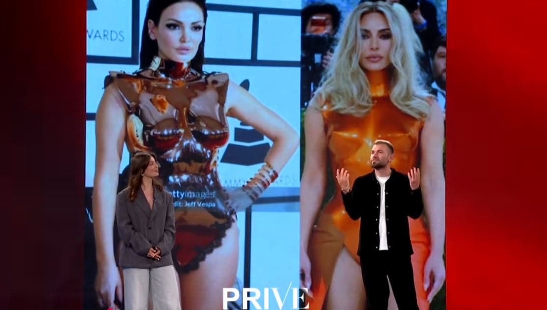 Kim Kardashian u frymëzua nga Bleona apo Adelina? Detaji që po bën xhiron e rrjetit (VIDEO)