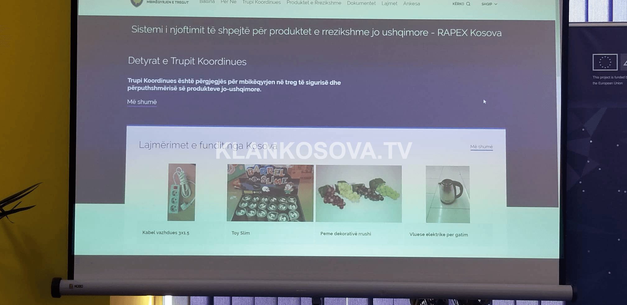 Lansohet ueb-faqja “RAPEX Kosova” për raportimin e produkteve të rrezikshme (FOTO)
