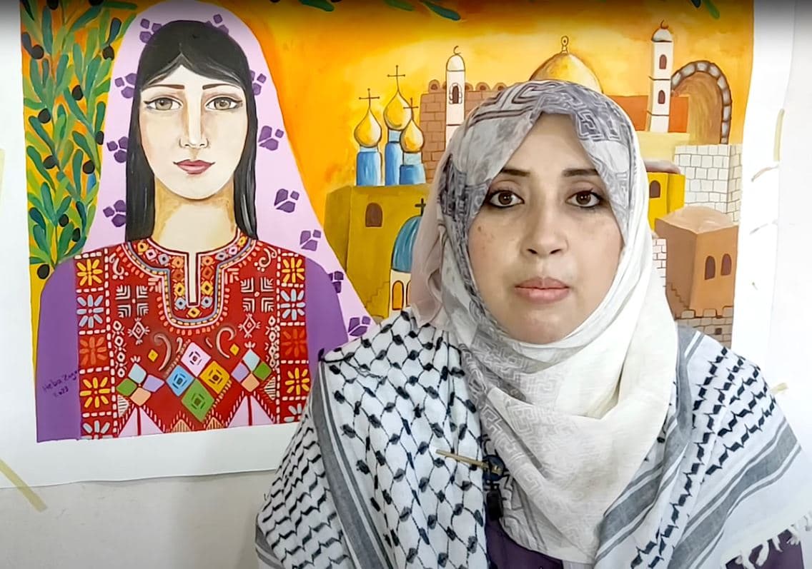 Artistja palestineze vritet me fëmijët e saj gjatë sulmin ajror në Gaza (FOTO/VIDEO)