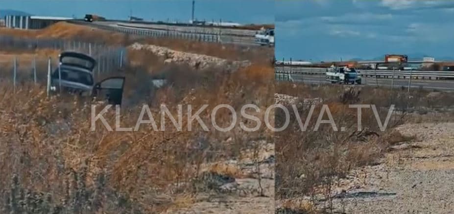 Aksident në autostradën “Ibrahim Rugova”, një veturë del nga rruga