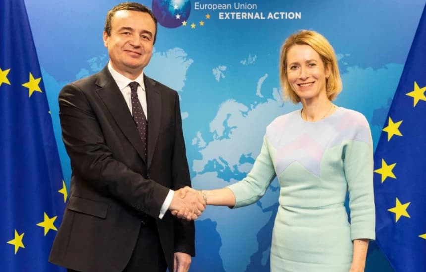 BE-ja mirëpret Qeverinë e re të Kosovës, Kallas paralajmëron takim Kurti-Vuçiq